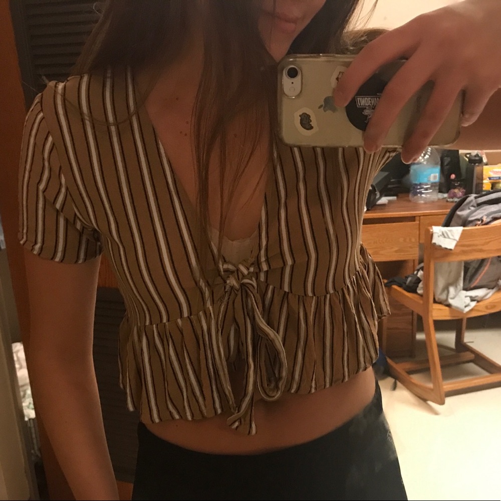 Tie front top pac sun
